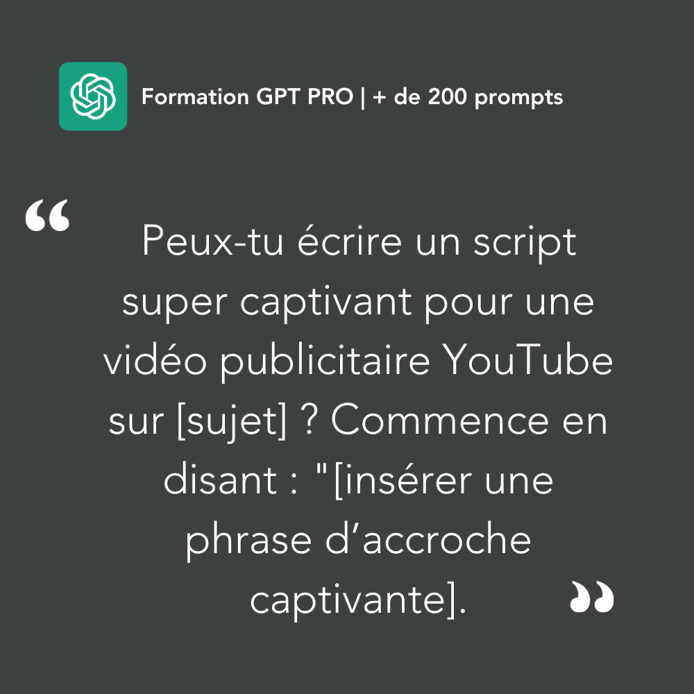 prompt chat gpt youtube